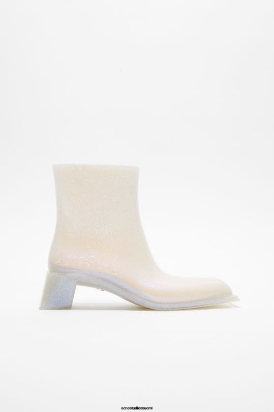 Acne Studios jalkineet läpinäkyvä/hopea 0VF2B876 kumiset nilkkurit
