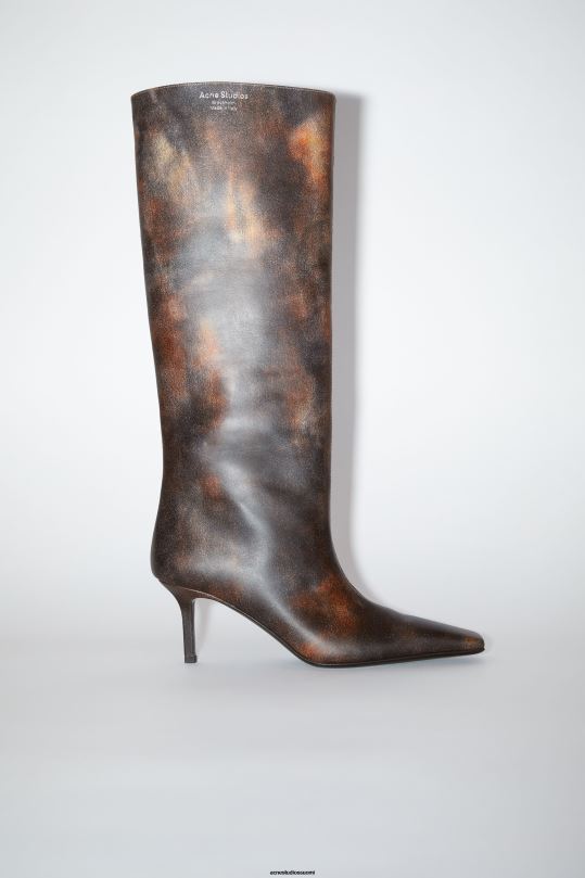 Acne Studios jalkineet moni ruskea 0VF2B640 nahkaiset korkokengät