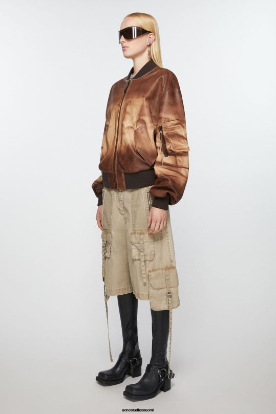 Acne Studios jalkineet musta 0VF2B443 vetoketjulliset saappaat