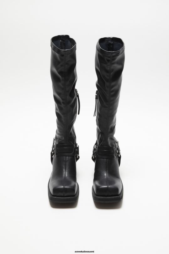 Acne Studios jalkineet musta 0VF2B443 vetoketjulliset saappaat