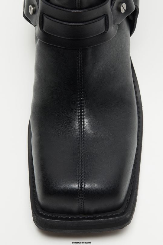 Acne Studios jalkineet musta 0VF2B443 vetoketjulliset saappaat