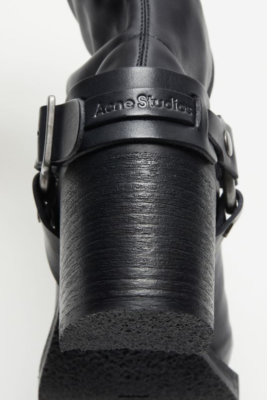 Acne Studios jalkineet musta 0VF2B443 vetoketjulliset saappaat