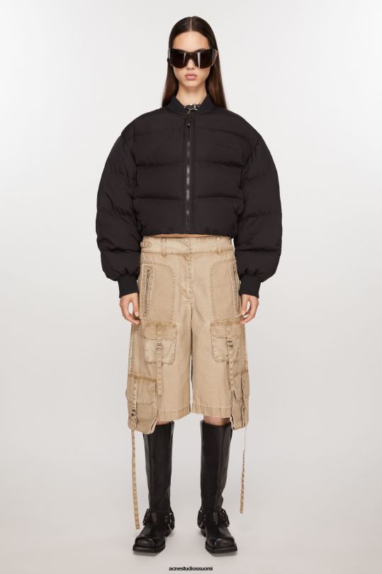Acne Studios jalkineet musta 0VF2B455 nahkasolkilliset saappaat