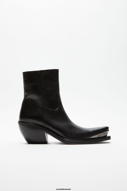Acne Studios jalkineet musta 0VF2B527 nahkaiset nilkkurit