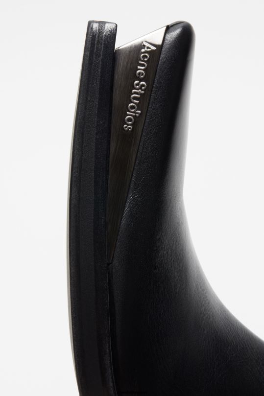 Acne Studios jalkineet musta 0VF2B527 nahkaiset nilkkurit