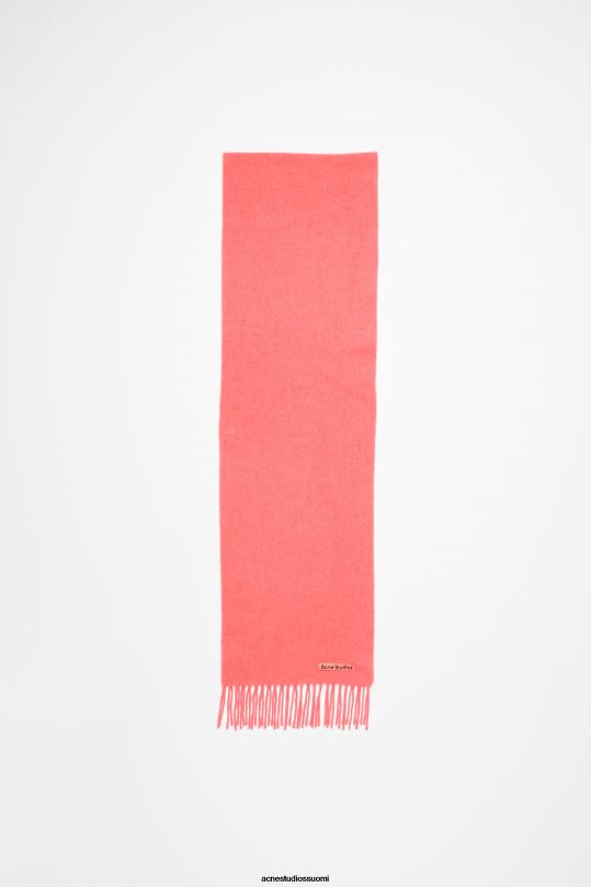 Acne Studios Lisätarvikkeet fluo pink melange 0VF2B771 hapsuvillahuivi - laiha