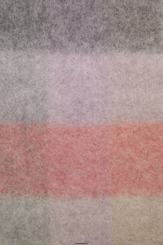 Acne Studios Lisätarvikkeet fuksia/lila/vaaleanpunainen 0VF2B712 mohair-ruutuinen huivi