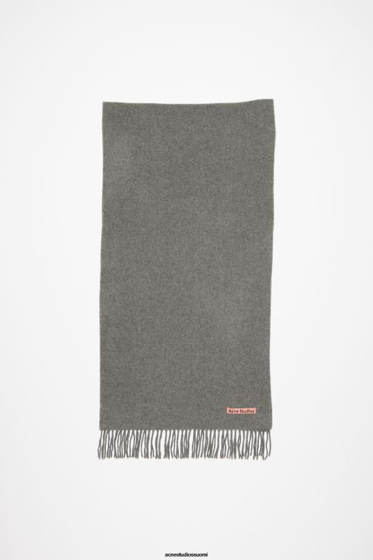 Acne Studios Lisätarvikkeet harmaa melansi 0VF2B610 hapsuvillahuivi - kapea