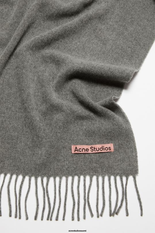 Acne Studios Lisätarvikkeet harmaa melansi 0VF2B610 hapsuvillahuivi - kapea