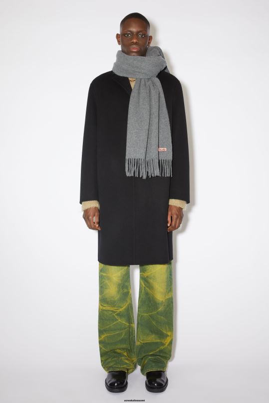 Acne Studios Lisätarvikkeet harmaa melansi 0VF2B611 hapsuvillahuivi - ylisuuri