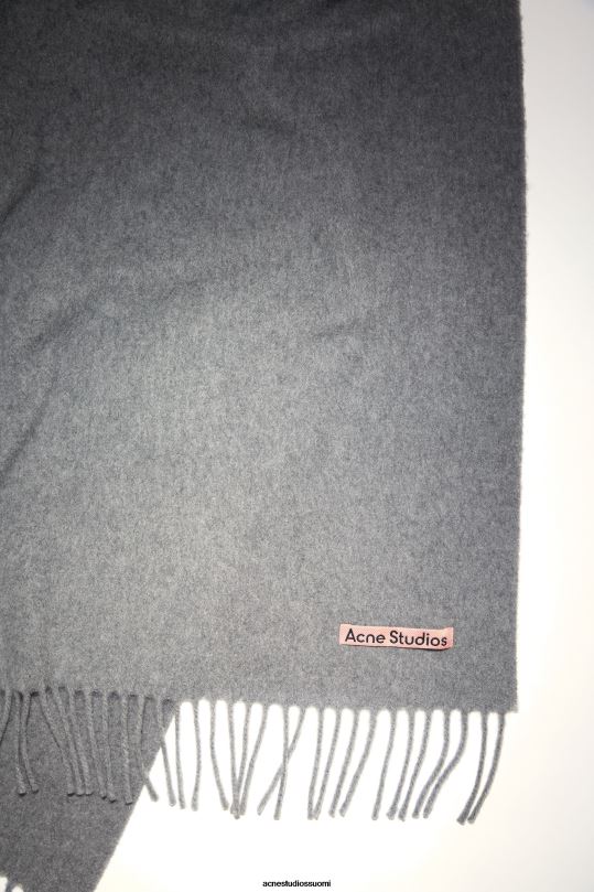 Acne Studios Lisätarvikkeet harmaa melansi 0VF2B611 hapsuvillahuivi - ylisuuri
