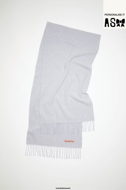 Acne Studios Lisätarvikkeet jauhe sininen melange 0VF2B708 hapsuvillahuivi - kapea