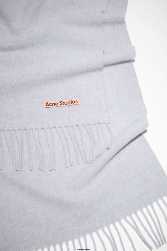 Acne Studios Lisätarvikkeet jauhe sininen melange 0VF2B708 hapsuvillahuivi - kapea