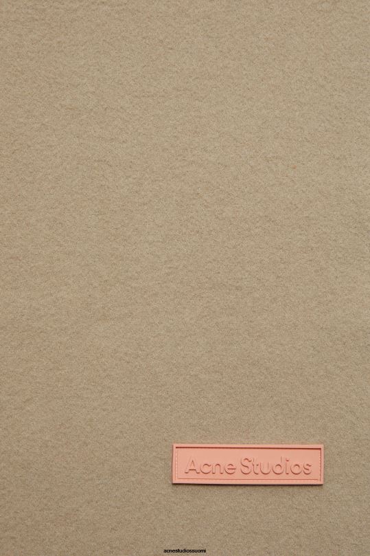 Acne Studios Lisätarvikkeet khakin vihreä 0VF2B601 hapsuvillahuivi - kapea