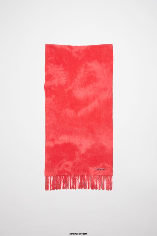 Acne Studios Lisätarvikkeet kirkkaan pinkki 0VF2B804 solmittava villahuivi - kapea