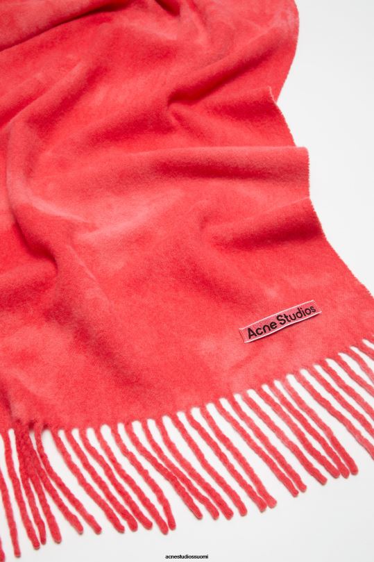 Acne Studios Lisätarvikkeet kirkkaan pinkki 0VF2B804 solmittava villahuivi - kapea