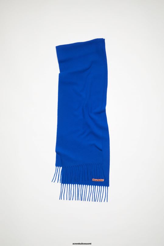 Acne Studios Lisätarvikkeet kuninkaallisen sininen 0VF2B567 hapsuvillahuivi - laiha