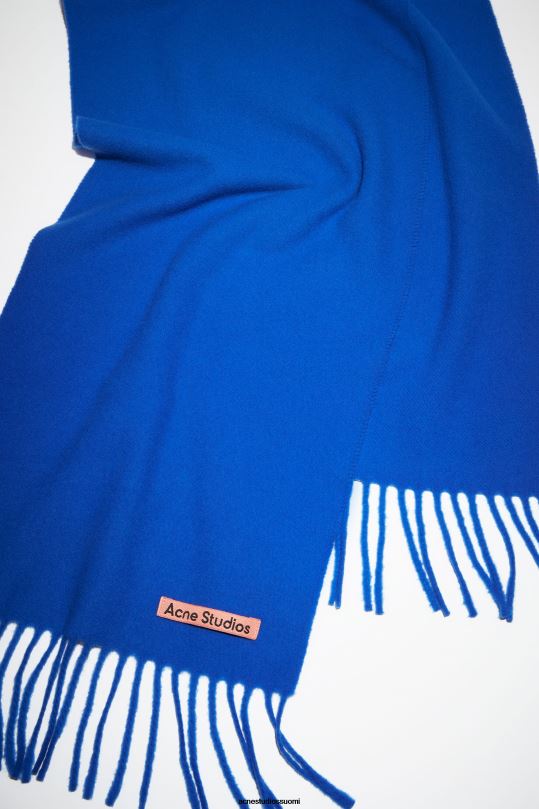 Acne Studios Lisätarvikkeet kuninkaallisen sininen 0VF2B567 hapsuvillahuivi - laiha