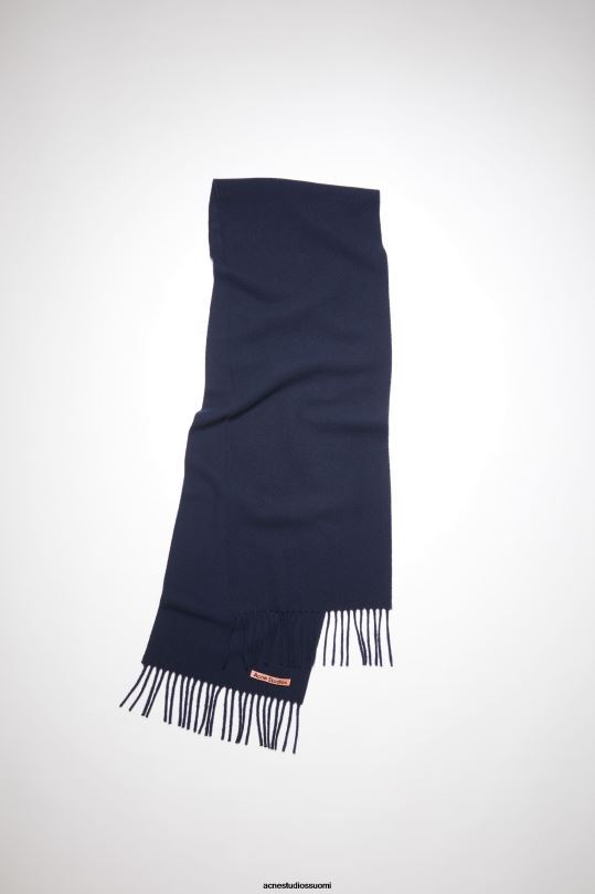 Acne Studios Lisätarvikkeet laivastonsininen 0VF2B549 hapsuvillahuivi - laiha