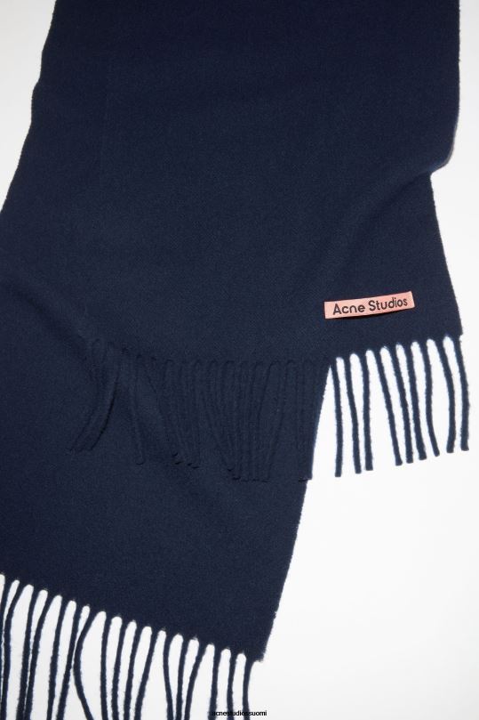 Acne Studios Lisätarvikkeet laivastonsininen 0VF2B549 hapsuvillahuivi - laiha