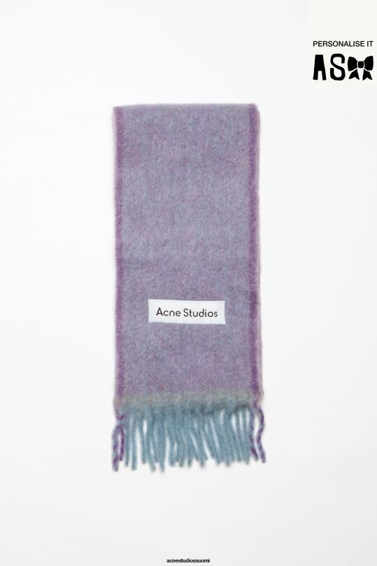 Acne Studios Lisätarvikkeet laventelin violetti 0VF2B713 villamohair-huivi - kapea