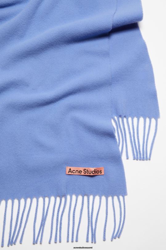 Acne Studios Lisätarvikkeet makea sininen 0VF2B565 hapsuvillahuivi - kapea