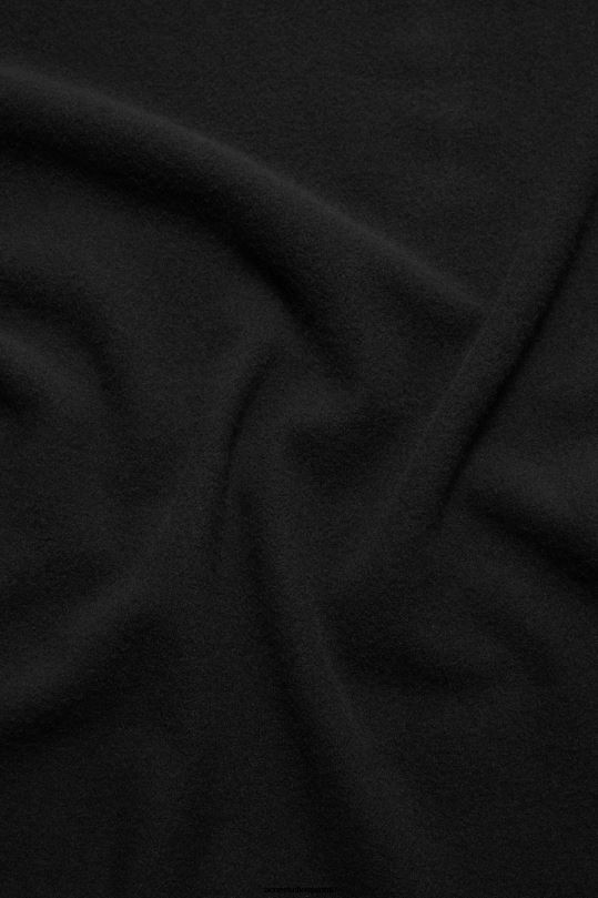 Acne Studios Lisätarvikkeet musta 0VF2B508 hapsuvillahuivi - kapea