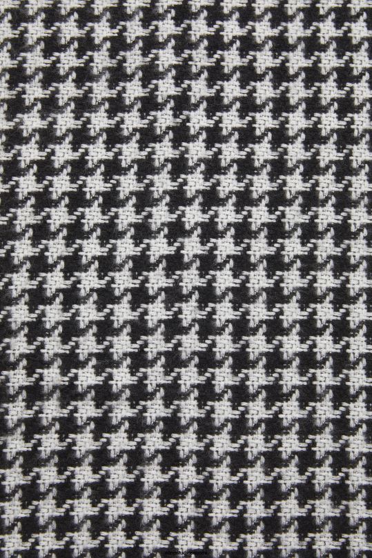 Acne Studios Lisätarvikkeet musta valkoinen 0VF2B464 koiranhammas huivi