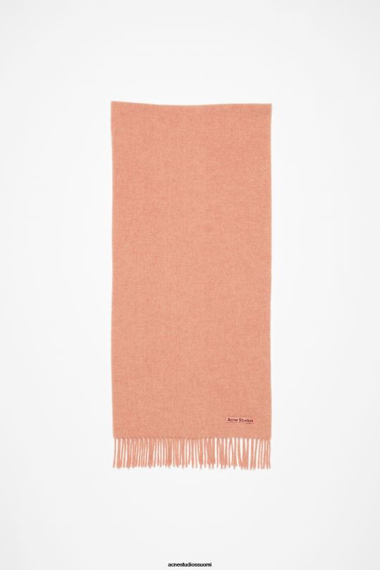 Acne Studios Lisätarvikkeet ruusumelangia 0VF2B731 hapsuvillahuivi - kapea