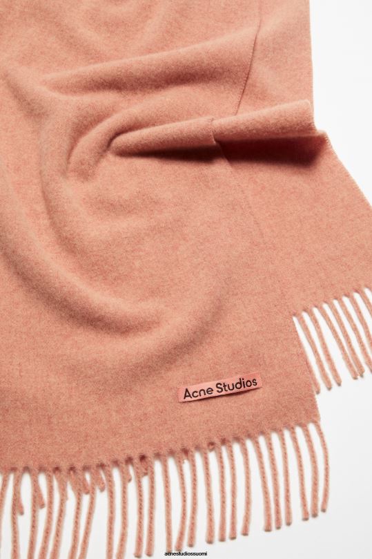Acne Studios Lisätarvikkeet ruusumelangia 0VF2B731 hapsuvillahuivi - kapea