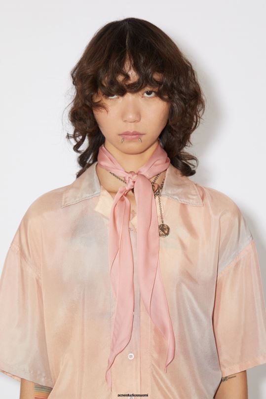 Acne Studios Lisätarvikkeet ruusun pinkki 0VF2B730 silkkihuivi