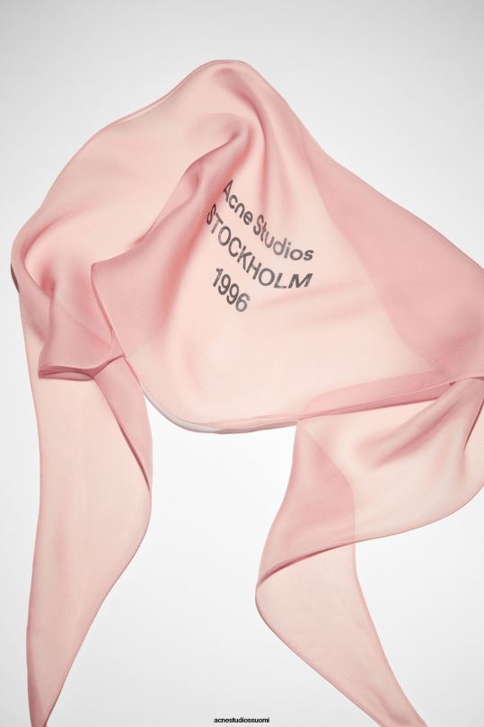 Acne Studios Lisätarvikkeet ruusun pinkki 0VF2B730 silkkihuivi