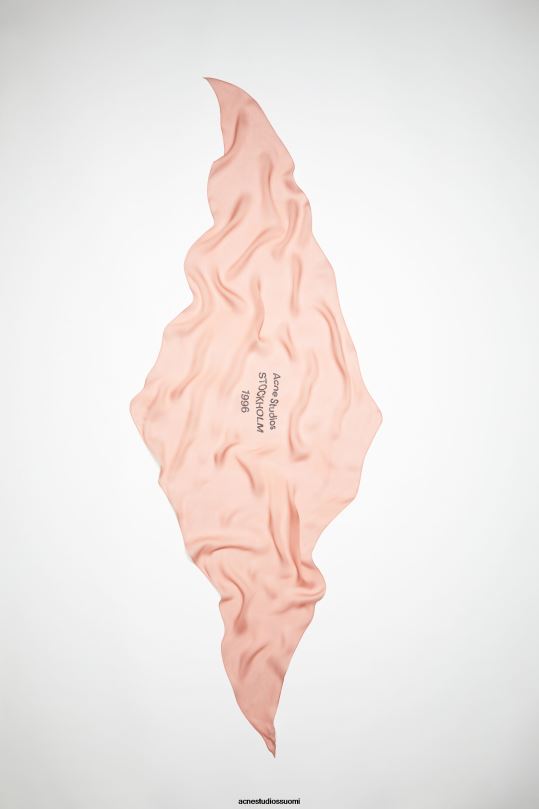 Acne Studios Lisätarvikkeet ruusun pinkki 0VF2B732 silkkihuivi
