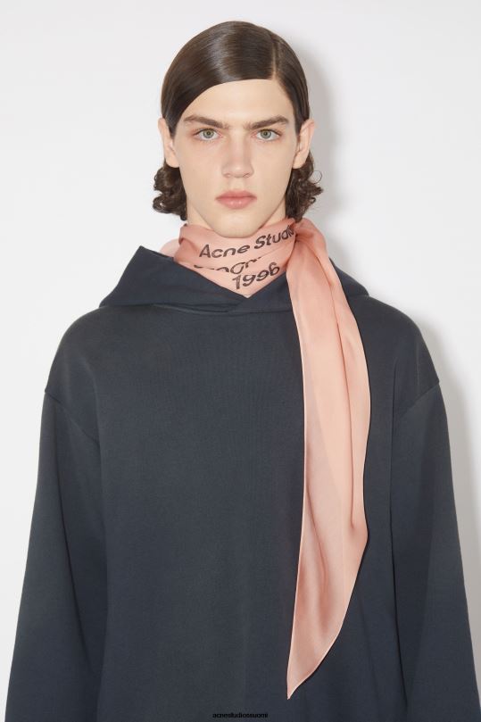 Acne Studios Lisätarvikkeet ruusun pinkki 0VF2B732 silkkihuivi