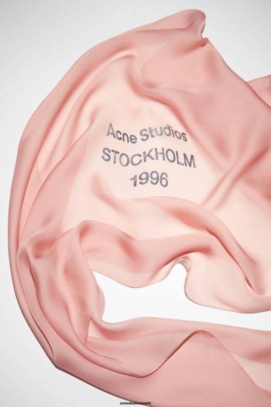 Acne Studios Lisätarvikkeet ruusun pinkki 0VF2B732 silkkihuivi