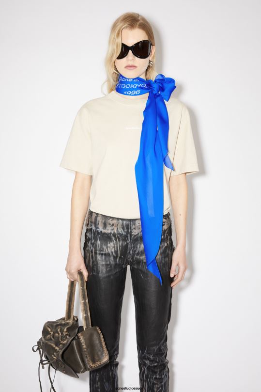 Acne Studios Lisätarvikkeet sähkösininen 0VF2B529 silkkihuivi