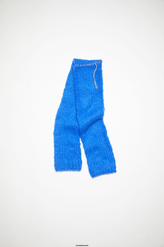 Acne Studios Lisätarvikkeet syvän sininen 0VF2B544 alpaca sekoitushihainen huivi