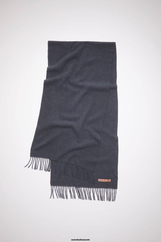 Acne Studios Lisätarvikkeet violetti melansi 0VF2B589 hapsuvillahuivi - kapea
