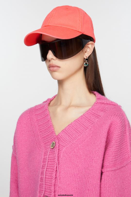 Acne Studios Lisätarvikkeet fluo pinkki 0VF2B783 toimikas korkki
