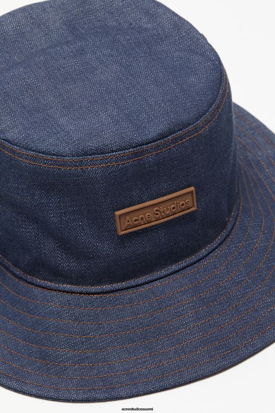 Acne Studios Lisätarvikkeet indigonsininen 0VF2B531 denim ämpärihattu