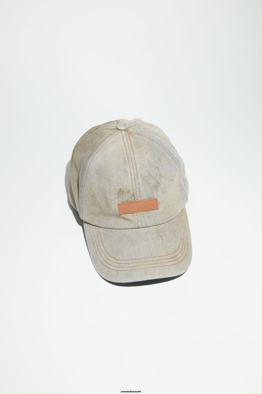 Acne Studios Lisätarvikkeet keski sininen 0VF2B569 denim baseball-lippis