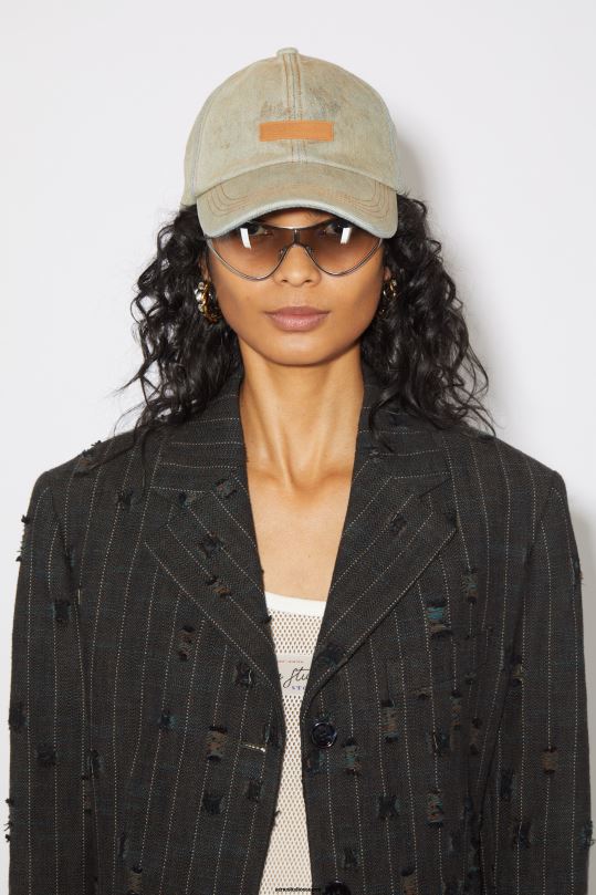 Acne Studios Lisätarvikkeet keski sininen 0VF2B569 denim baseball-lippis