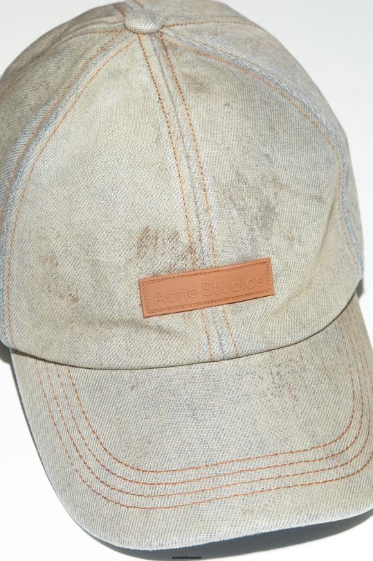 Acne Studios Lisätarvikkeet keski sininen 0VF2B569 denim baseball-lippis