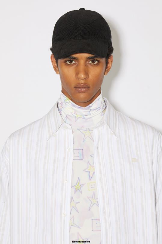 Acne Studios Lisätarvikkeet musta 0VF2B471 mikrokasvokorkki