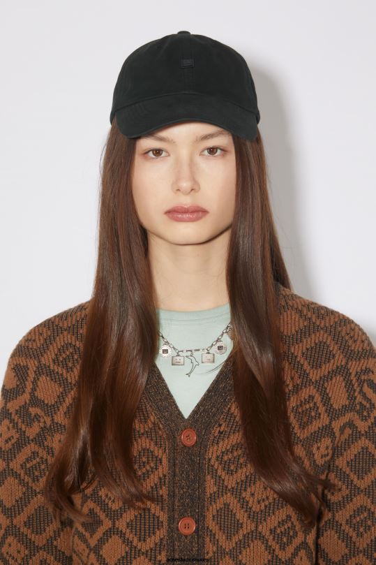 Acne Studios Lisätarvikkeet musta 0VF2B496 mikrokasvokorkki