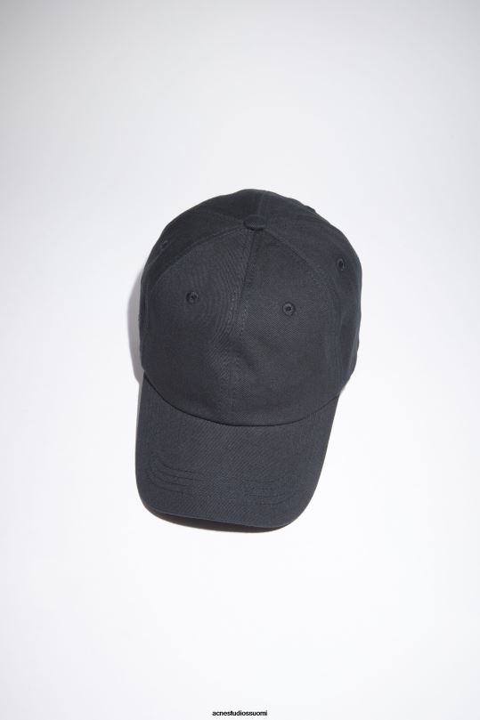 Acne Studios Lisätarvikkeet musta 0VF2B513 puuvillainen baseball-lippis