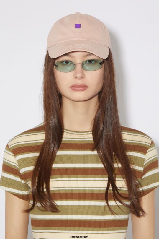 Acne Studios Lisätarvikkeet pölyinen beige 0VF2B776 mikrokasvokorkki