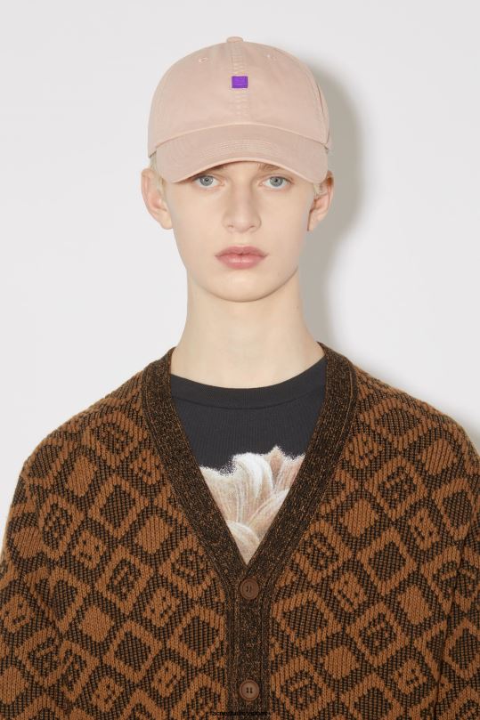 Acne Studios Lisätarvikkeet pölyinen beige 0VF2B776 mikrokasvokorkki