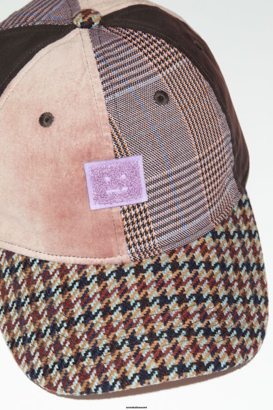 Acne Studios Lisätarvikkeet pinkki/violetti 0VF2B851 kasvolappukorkki