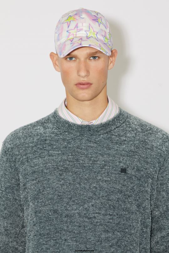 Acne Studios Lisätarvikkeet vaaleanpunainen/multi 0VF2B811 mikrokasvokorkki